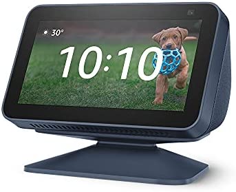 All-new Echo Show 5 (2nd Gen) with Adjustable Stand | Deep Sea Blue