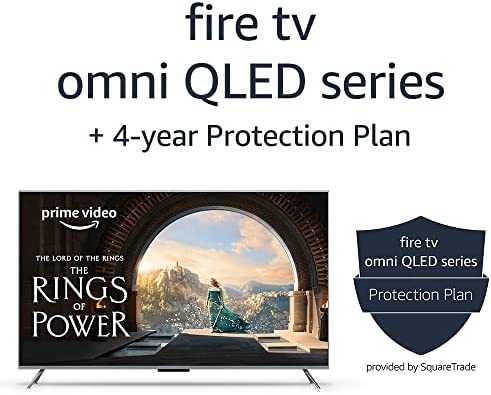 Amazon Fire TV 75" Omni QLED Series 4K UHD smart TV + 4-Year Extended Warranty