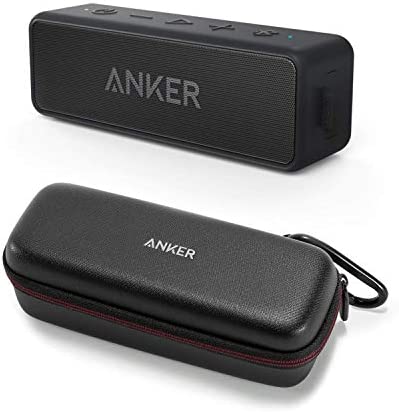 Anker Soundcore 2 Bluetooth Speaker Bundle with Official Travel Case