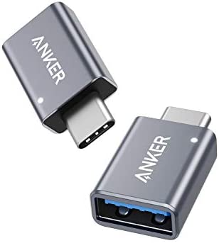 Anker USB C Adapter (2 Pack), USB C to USB Adapter High-Speed Data Transfer, USB-C to USB 3.0 Female Adapter for MacBook Pro 2020, iPad Pro 2020, Samsung Notebook 9, Dell XPS and More Type C Devices