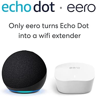 Echo Dot (5th Gen) Charcoal with eero Mesh Wifi Router