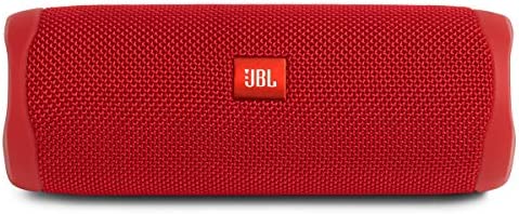 JBL FLIP 5 Waterproof Portable Bluetooth Speaker - Red (Renewed)