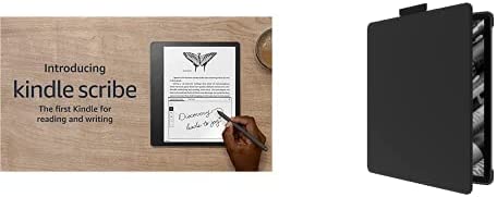 Kindle Scribe Bundle. Includes Kindle Scribe (64 GB),Premium Pen, and NuPro Bookcover in Black